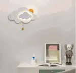 DreamyFloat Wall Lamp Lively Clouds and Sun LED Wall Light Children s Room Lighting tag1