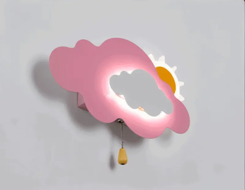 DreamyFloat Wall Lamp Lively Clouds and Sun LED Wall Light Children s Room Lighting tag1