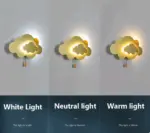 DreamyFloat Wall Lamp Lively Clouds and Sun LED Wall Light Children s Room Lighting tag1