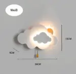 DreamyFloat Wall Lamp Lively Clouds and Sun LED Wall Light Children s Room Lighting tag1