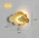 DreamyFloat Wall Lamp Lively Clouds and Sun LED Wall Light Children s Room Lighting tag1