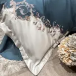 Dreamy Blue Duvet Cover Set Made of Egyptian Cotton tag1