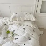 Dreamy Ribbon Ruffle Bedding Set tag1