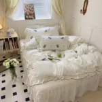 Dreamy Ribbon Ruffle Bedding Set tag1