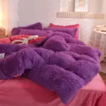 Dreamy_Winter_Mink_Fleece_Bedsheet_Set_-_-_tag1_-4204524 Dreamy Winter Mink Fleece Bedsheet Set tag1