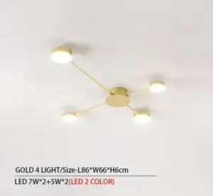 Drexel - Irregular Spoke Round Ceiling Light