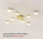 Drexel Irregular Spoke Round Ceiling Light tag1