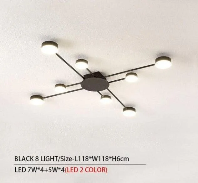 Drexel - Irregular Spoke Round Ceiling Light -  - #tag1#