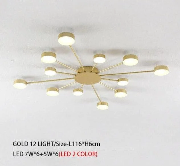 Drexel - Irregular Spoke Round Ceiling Light -  - #tag1#