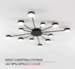 Drexel Irregular Spoke Round Ceiling Light tag1