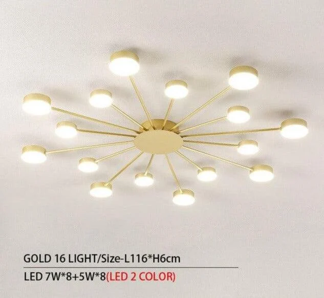 Drexel - Irregular Spoke Round Ceiling Light -  - #tag1#
