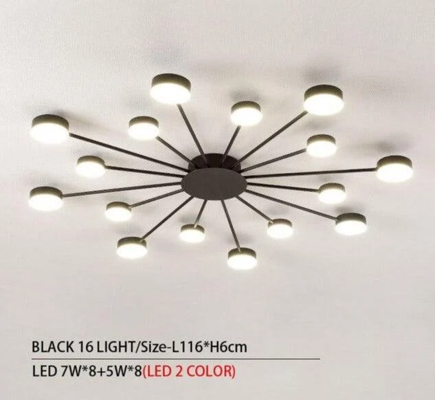 Drexel - Irregular Spoke Round Ceiling Light -  - #tag1#