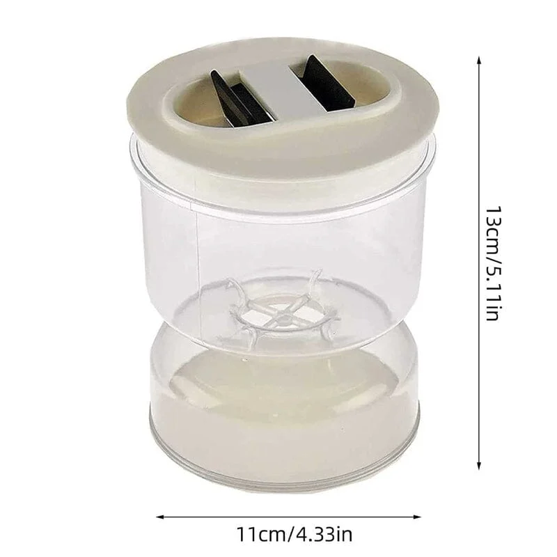 Dry and Wet Dispenser Pickles Jar with Strainer Flip -  - #tag1#