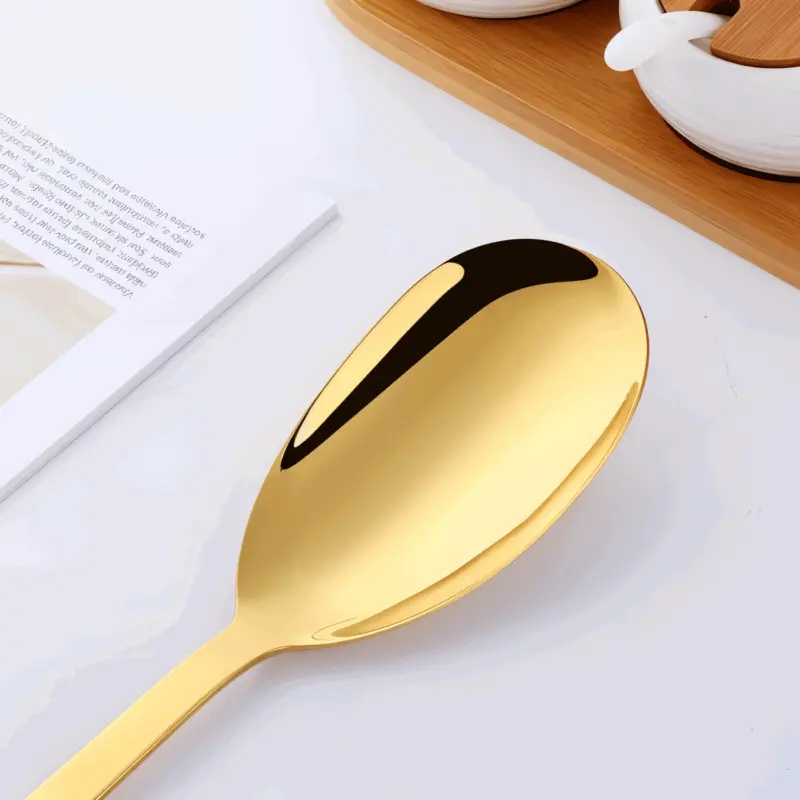 Duo Serving Cutlery Premium 2 piece. Stainless Steel Salad Fork Spoon Set Cutlery tag1