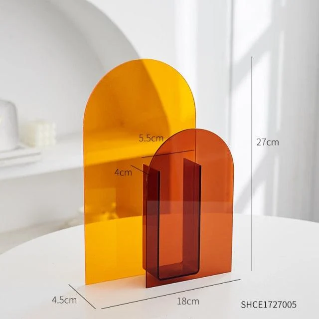 Duo Color Acrylic Vase -  - #tag1#