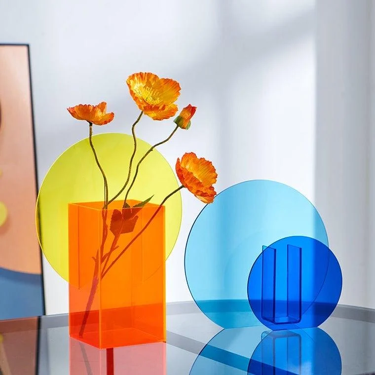 Duo Color Acrylic Vase -  - #tag1#