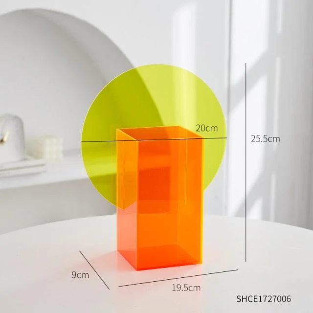 Duo Color Acrylic Vase -  - #tag1#