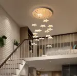 Duplex staircase chandelier led tag1