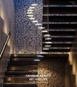 Duplex staircase chandelier led tag1