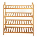 Durable 4 Tiers Space Saving Storage Organizer Free Standing Shoes Tower Rack 539fa234 c47f 4f36 b7e2 2b9cd1fbc85e