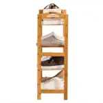 Durable 4 Tiers Space Saving Storage Organizer Free Standing Shoes Tower Rack 5478268d c21f 4010 82d1 611e107ac1d1
