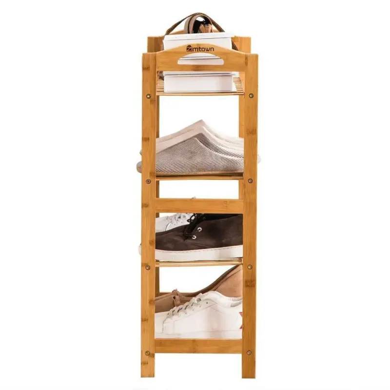 Durable 4 Tiers Space Saving Storage Organizer Free Standing Shoes Tower Rack 5478268d c21f 4010 82d1 611e107ac1d1