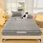 Dustproof Breathable Fitted Sheet Soft Comfortable Bedding Mattress Protector Cover tag1