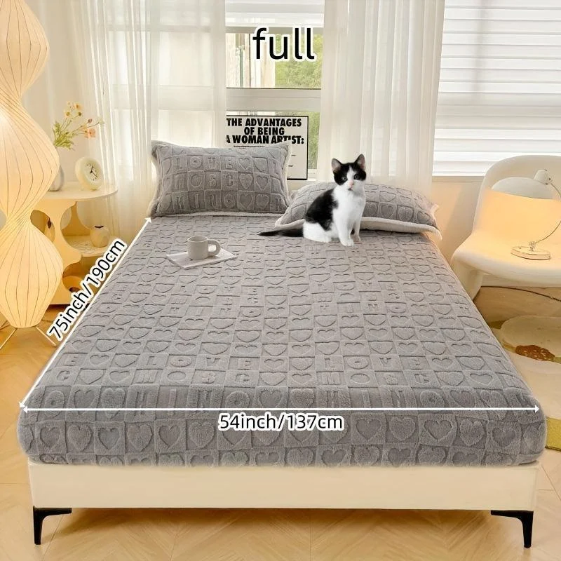 Dustproof Breathable Fitted Sheet, Soft Comfortable Bedding Mattress Protector Cover -  - #tag1#