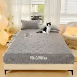 Dustproof Breathable Fitted Sheet Soft Comfortable Bedding Mattress Protector Cover tag1