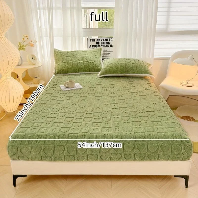 Dustproof Breathable Fitted Sheet, Soft Comfortable Bedding Mattress Protector Cover -  - #tag1#