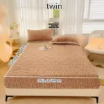 Dustproof Breathable Fitted Sheet Soft Comfortable Bedding Mattress Protector Cover tag1