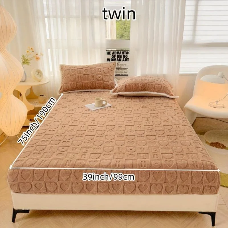 Dustproof Breathable Fitted Sheet, Soft Comfortable Bedding Mattress Protector Cover -  - #tag1#
