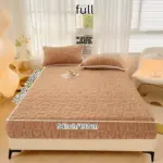 Dustproof Breathable Fitted Sheet Soft Comfortable Bedding Mattress Protector Cover tag1