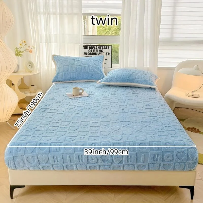 Dustproof Breathable Fitted Sheet, Soft Comfortable Bedding Mattress Protector Cover -  - #tag1#