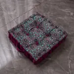 Dutch Velvet Square Seat Cushion tag1