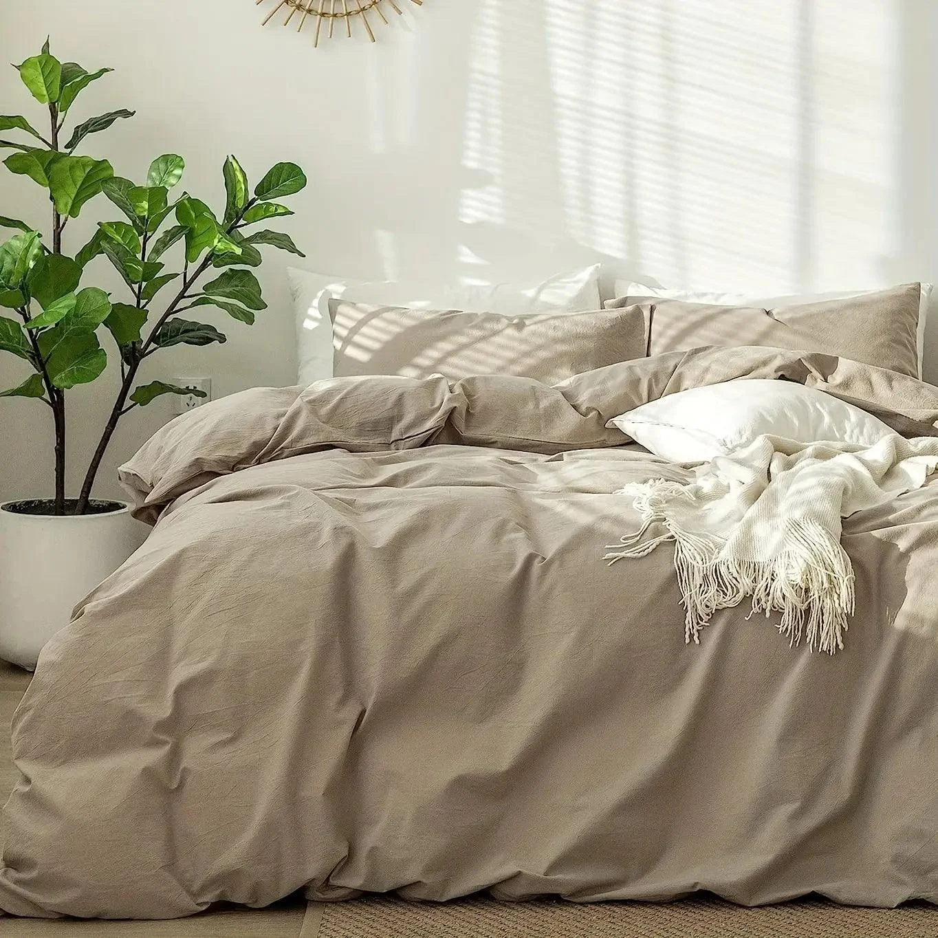 Duvet - Khaki Duvet Cover -  - #tag1#