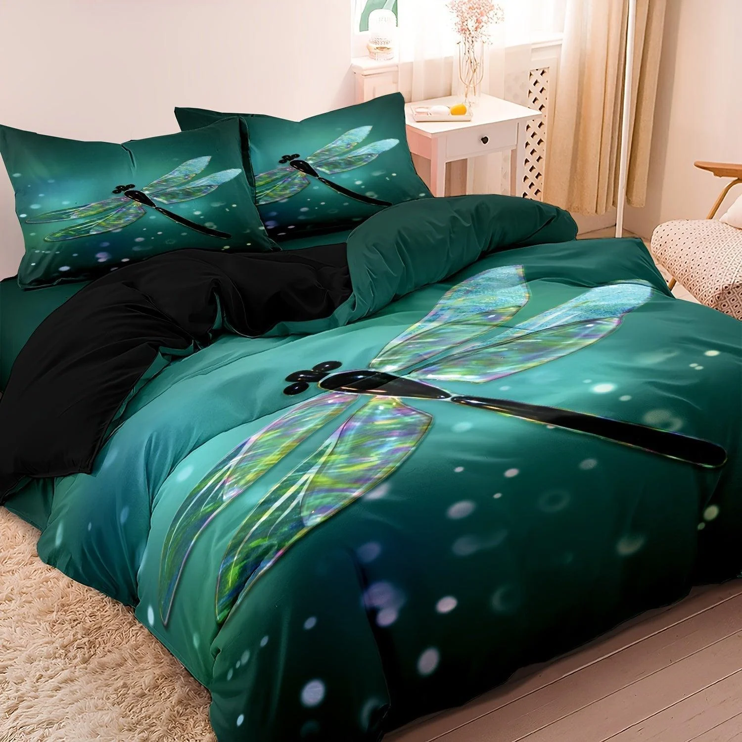 Duvet Cover Set - DragonflyDream - Luxury Bed Linen - Elegant Design -  - #tag1#