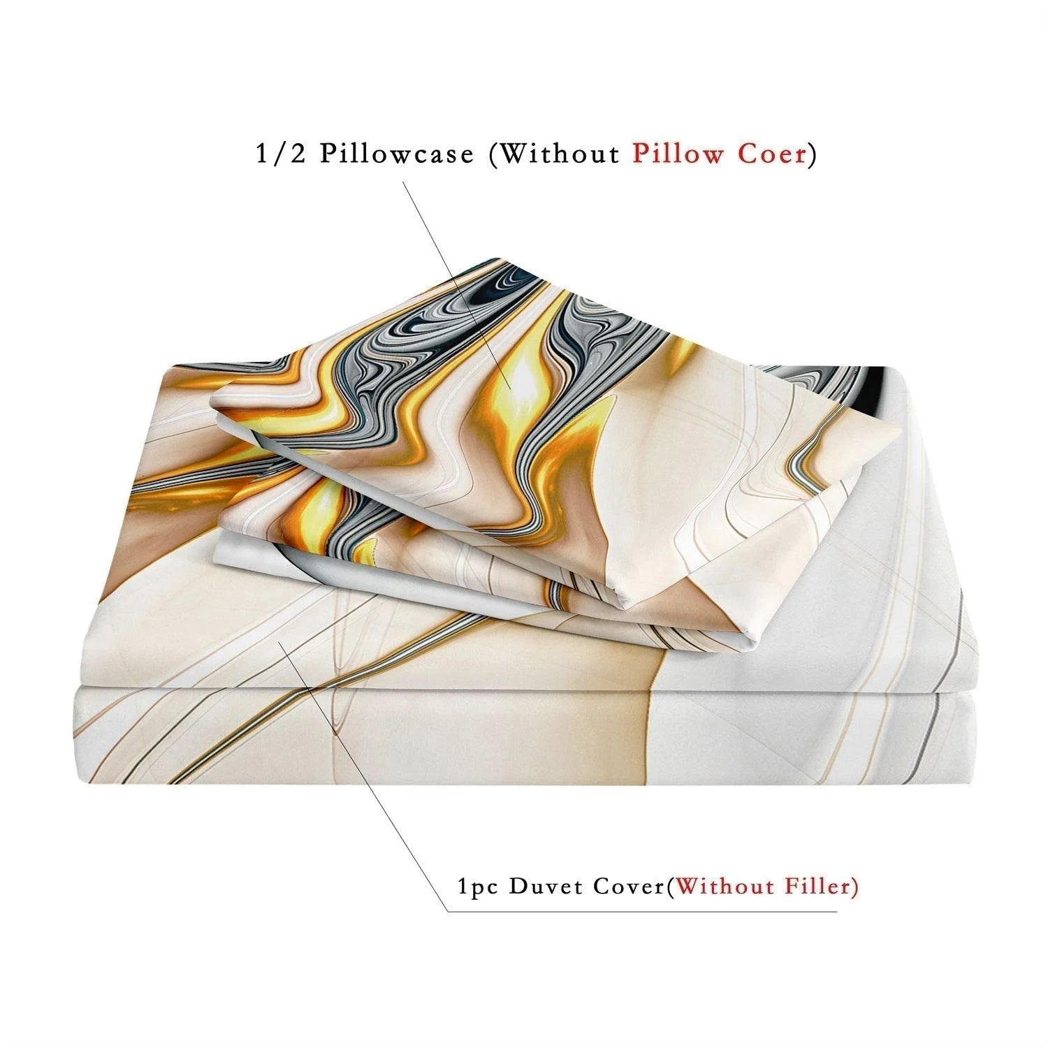 Duvet Cover Set - Vividly - Soft Bed Linen - Dreams -  - #tag1#