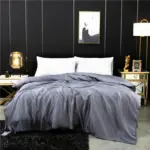 Duvet cover SilkNest Natural Silk Solid Color tag1