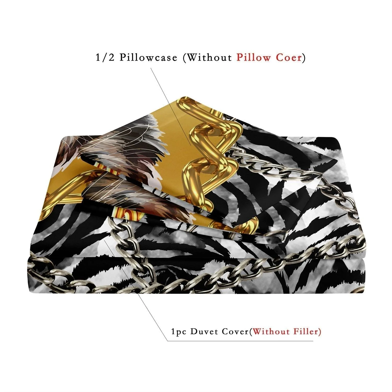 Duvet cover - TigerDream - Children's beds - Tiger print -  - #tag1#