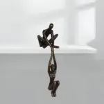 DynamicDuo Man has Woman Figure Art Statue tag1