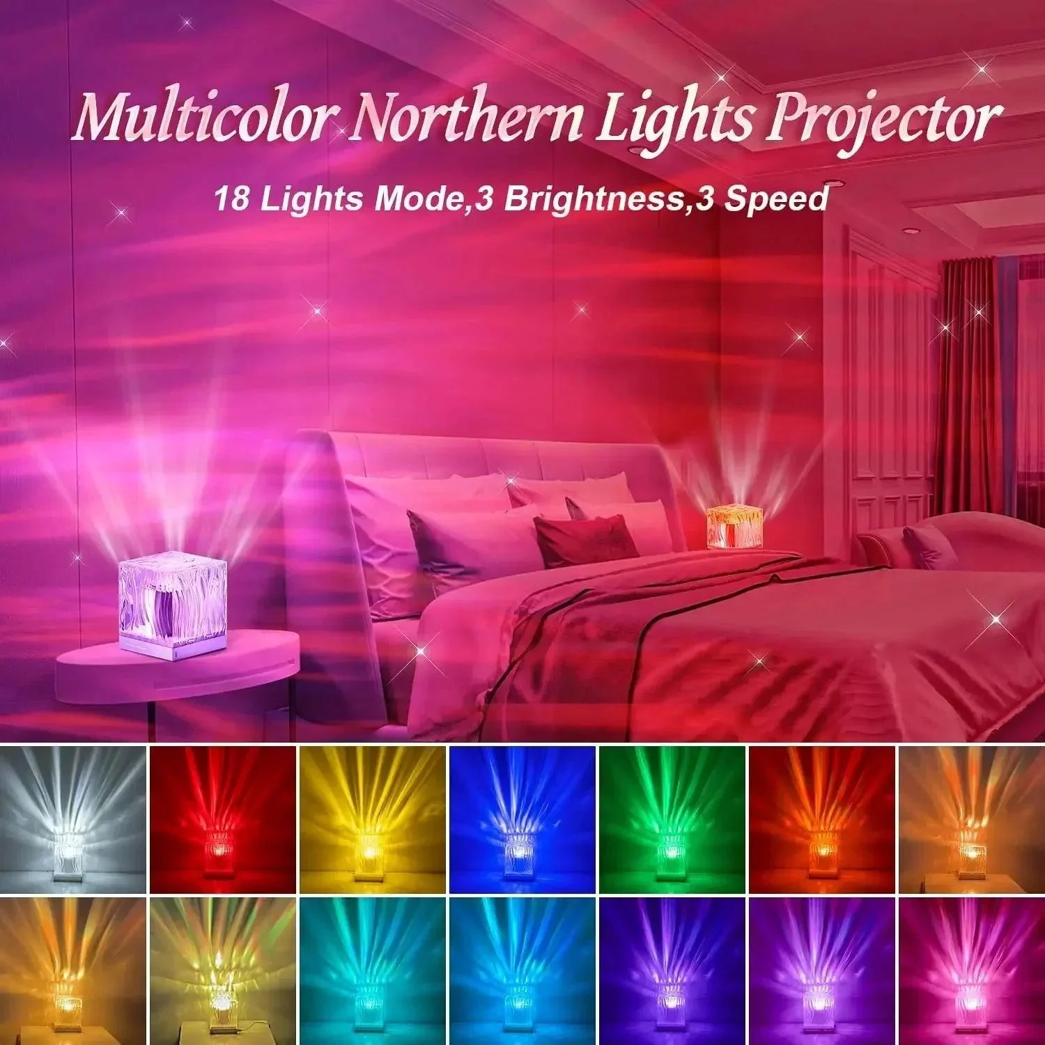 Dynamic Aurora Lights Projector Lamp -  - #tag1#