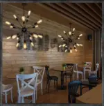 E27 Edison Bulbs Vintage Industrial Loft Pendant Light 12 16 18 20 Head Sputnik Pendant Lamp 098f3814 17e3 4b48 b80f 26811084aa8e