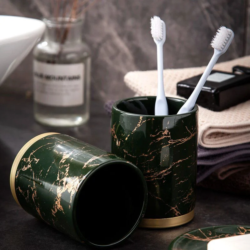 EMERALD LIGHTNING BATHROOM SET -  - #tag1#