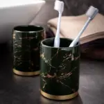 EMERALD LIGHTNING BATHROOM SET tag1