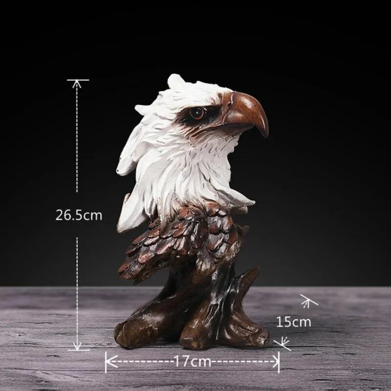 Eagle Wolf Horse Resin Animal Sculptures and Statues Decoration Artwork Birthday Gift -