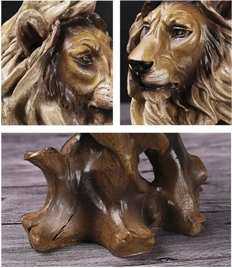 Eagle Wolf Horse Resin Animal Sculptures and Statues Decoration Artwork Birthday Gift -