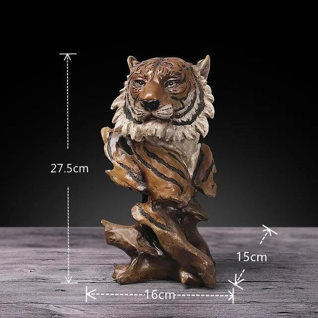 Eagle Wolf Horse Resin Animal Sculptures and Statues Decoration Artwork Birthday Gift -
