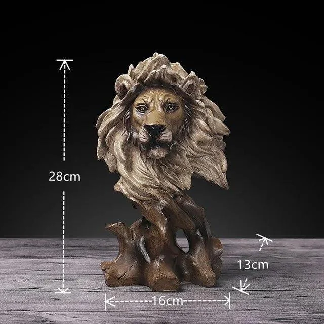 Eagle Wolf Horse Resin Animal Sculptures and Statues Decoration Artwork Birthday Gift -