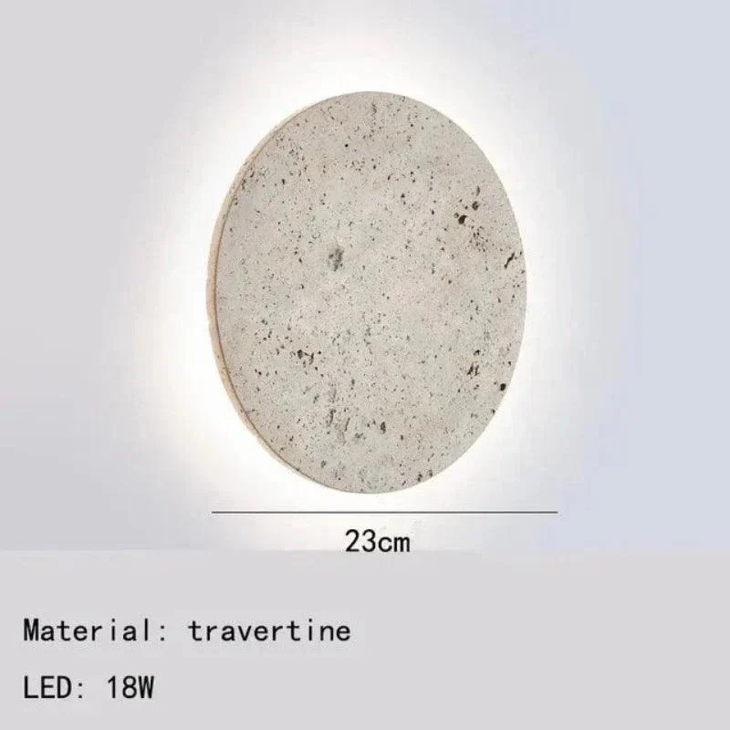 EarthyRadiance - Natural Stone Wall Lamp -  - #tag1#